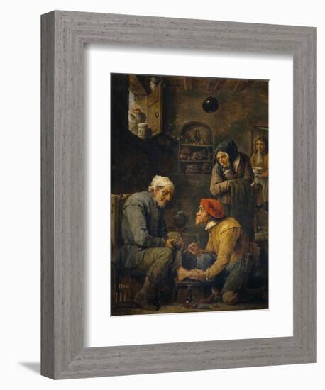 The Surgeon, 1630-1640-David Teniers the Younger-Framed Giclee Print