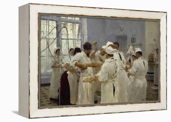 The Surgeon J.W.Pavlov in the Operating Theatre, 1888-Ilya Efimovich Repin-Framed Premier Image Canvas