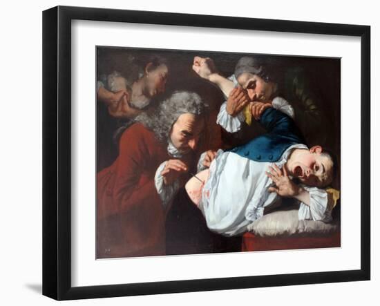 The Surgical Operation-Gaspare Traversi-Framed Art Print