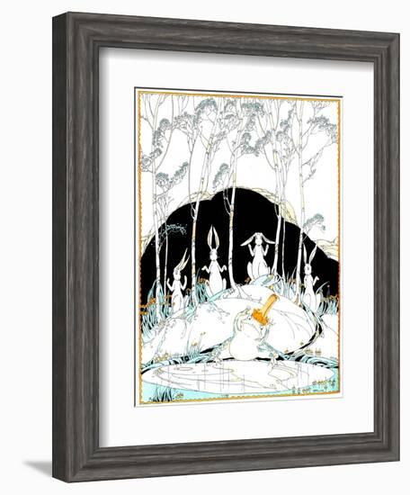 The Surprise - Child Life-R. J. Appel-Framed Giclee Print