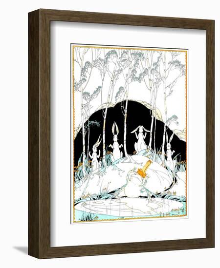 The Surprise - Child Life-R. J. Appel-Framed Giclee Print