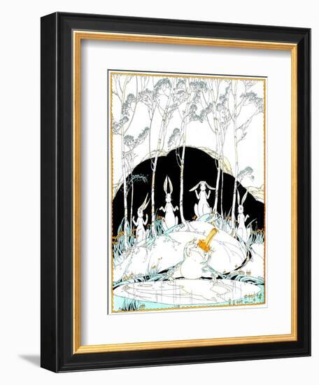 The Surprise - Child Life-R. J. Appel-Framed Giclee Print