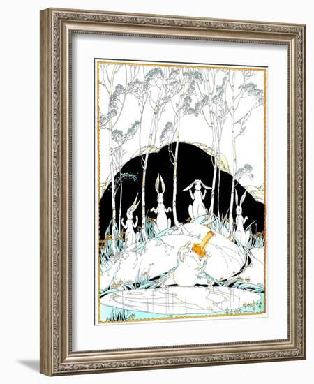 The Surprise - Child Life-R. J. Appel-Framed Giclee Print