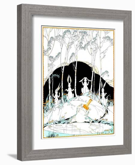 The Surprise - Child Life-R. J. Appel-Framed Giclee Print