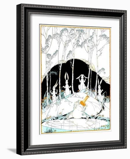 The Surprise - Child Life-R. J. Appel-Framed Giclee Print