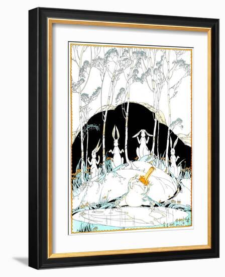 The Surprise - Child Life-R. J. Appel-Framed Giclee Print