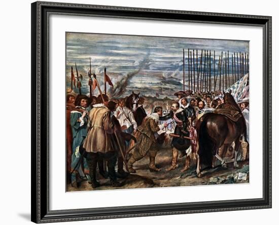 The Surrender of Breda, June 2Nd, 1625, (C163)-Diego Velazquez-Framed Giclee Print