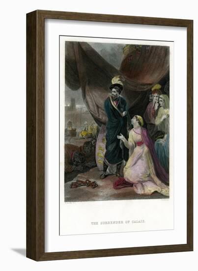 The Surrender of Calais-JC Armytage-Framed Giclee Print