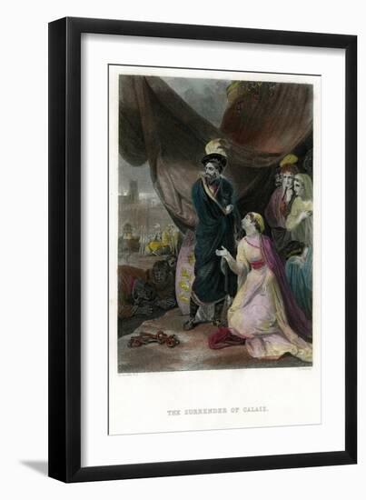 The Surrender of Calais-JC Armytage-Framed Giclee Print