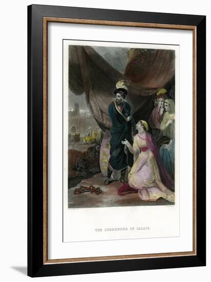 The Surrender of Calais-JC Armytage-Framed Giclee Print