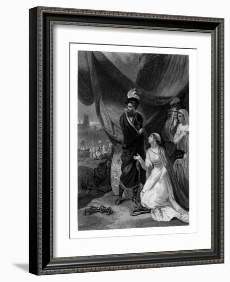 The Surrender of Calais-JC Armytage-Framed Giclee Print