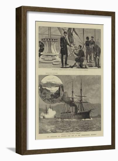 The Surrender of Dulcigno, the Last of the International Squadron-William Lionel Wyllie-Framed Giclee Print