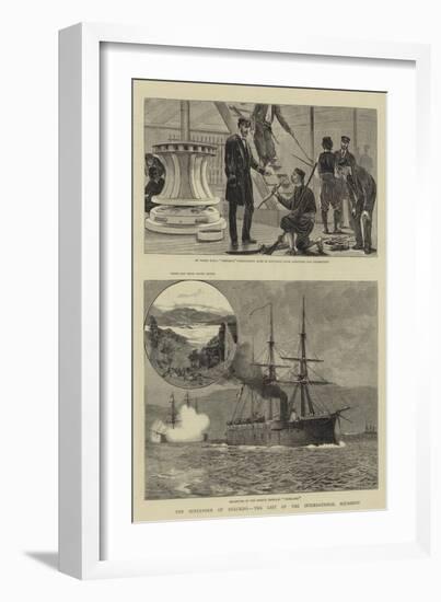 The Surrender of Dulcigno, the Last of the International Squadron-William Lionel Wyllie-Framed Giclee Print