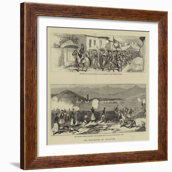 The Surrender of Dulcigno-null-Framed Giclee Print