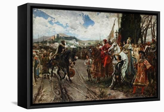 The Surrender of Granada in 1492, 1882-Francisco Pradilla Y Ortiz-Framed Premier Image Canvas