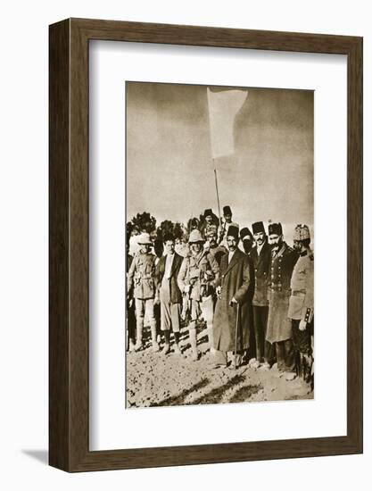 The surrender of Jerusalem, World War I, 1917-Unknown-Framed Photographic Print
