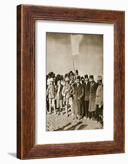 The surrender of Jerusalem, World War I, 1917-Unknown-Framed Photographic Print