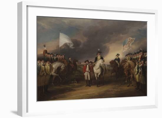 The Surrender of Lord Cornwallis at Yorktown, October 19, 1781, 1787-C.1828-John Trumbull-Framed Giclee Print