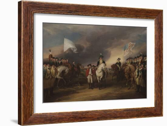 The Surrender of Lord Cornwallis at Yorktown, October 19, 1781, 1787-C.1828-John Trumbull-Framed Giclee Print