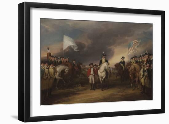 The Surrender of Lord Cornwallis at Yorktown, October 19, 1781, 1787-C.1828-John Trumbull-Framed Giclee Print