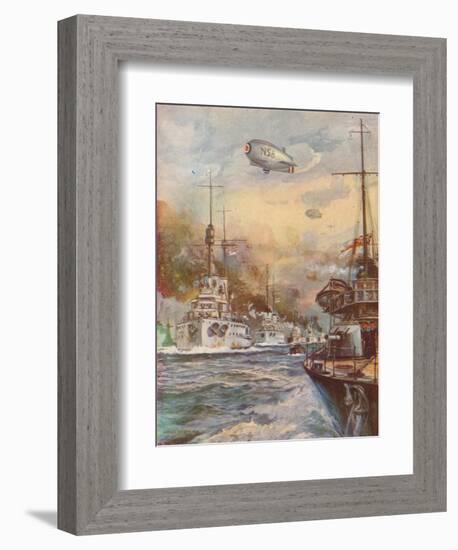 'The Surrender of the German High Seas Fleet', 1918 (1919)-Charles John De Lacy-Framed Giclee Print