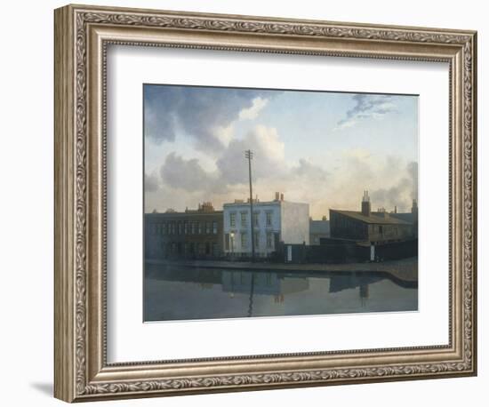 The Surrey Canal, Camberwell-Algernon Newton-Framed Giclee Print