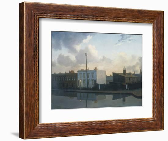 The Surrey Canal, Camberwell-Algernon Newton-Framed Giclee Print