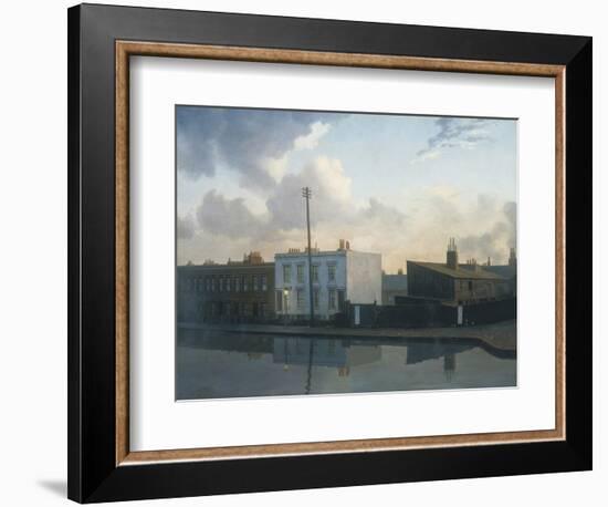 The Surrey Canal, Camberwell-Algernon Newton-Framed Giclee Print