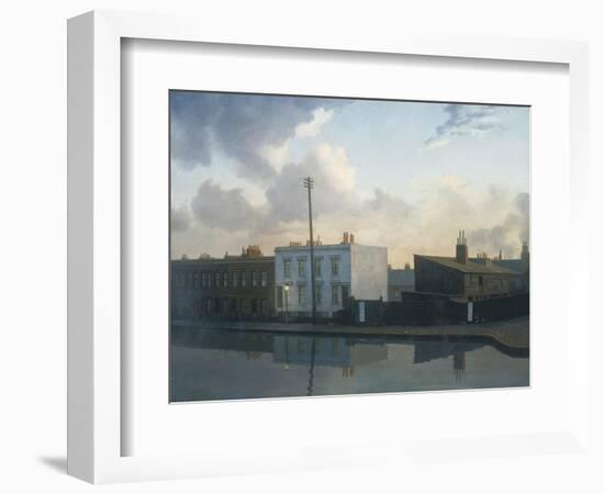 The Surrey Canal, Camberwell-Algernon Newton-Framed Giclee Print