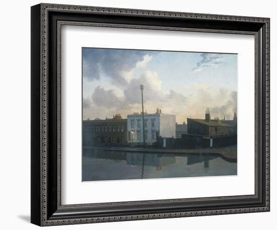 The Surrey Canal, Camberwell-Algernon Newton-Framed Giclee Print