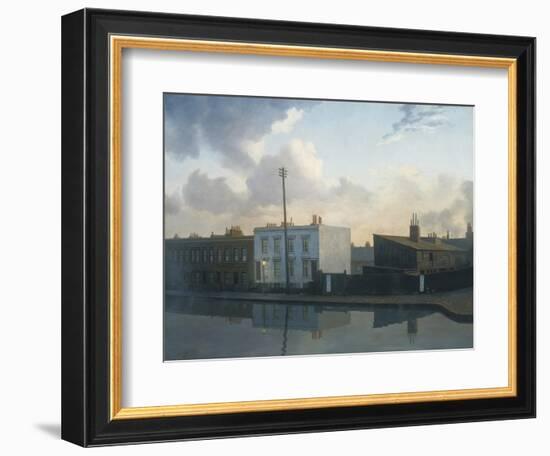 The Surrey Canal, Camberwell-Algernon Newton-Framed Giclee Print