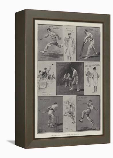 The Surrey V Oxford University Cricket Match at the Oval, 24, 25, 26 June-Ralph Cleaver-Framed Premier Image Canvas