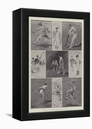 The Surrey V Oxford University Cricket Match at the Oval, 24, 25, 26 June-Ralph Cleaver-Framed Premier Image Canvas