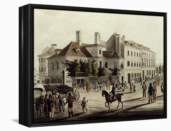 The Surroundings of Leopoldstadt in Vienna, Austria 19th Century-null-Framed Premier Image Canvas