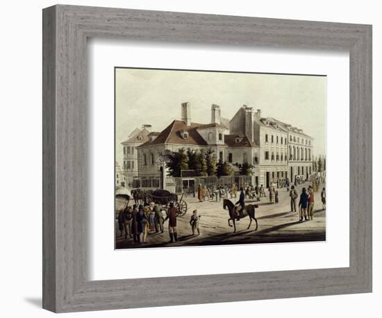 The Surroundings of Leopoldstadt in Vienna, Austria 19th Century-null-Framed Giclee Print