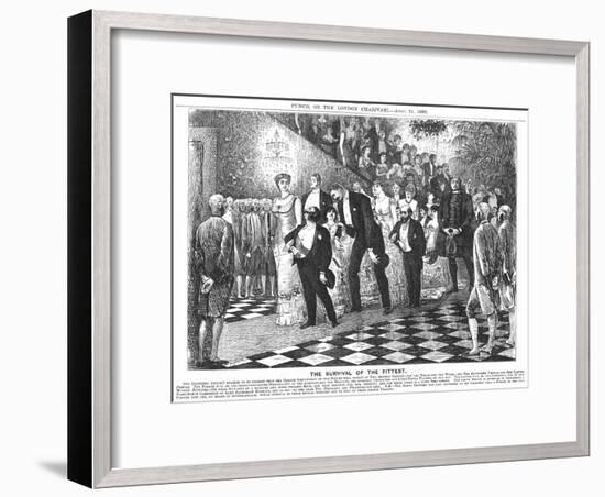 The Survival of the Fittest'; Application of Darwinism in the 21st Century, 1880-George Du Maurier-Framed Giclee Print