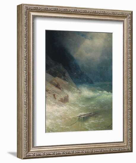 The Survivor, 1892-Ivan Konstantinovich Aivazovsky-Framed Giclee Print