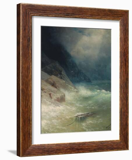 The Survivor, 1892-Ivan Konstantinovich Aivazovsky-Framed Giclee Print