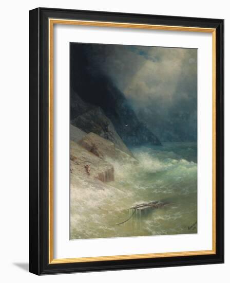 The Survivor, 1892-Ivan Konstantinovich Aivazovsky-Framed Giclee Print