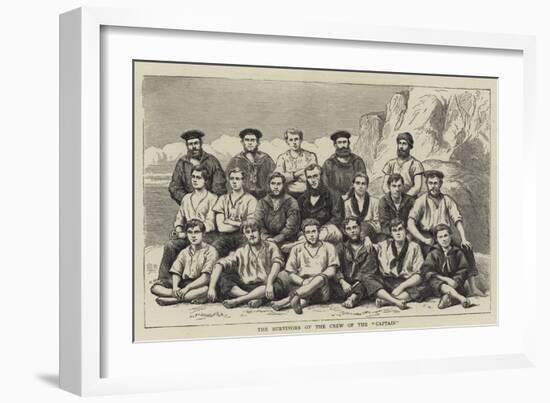 The Survivors of the Crew of the Captain-null-Framed Giclee Print