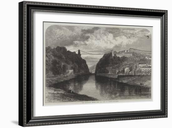 The Suspension Bridge over the Avon at Clifton-Samuel Read-Framed Giclee Print