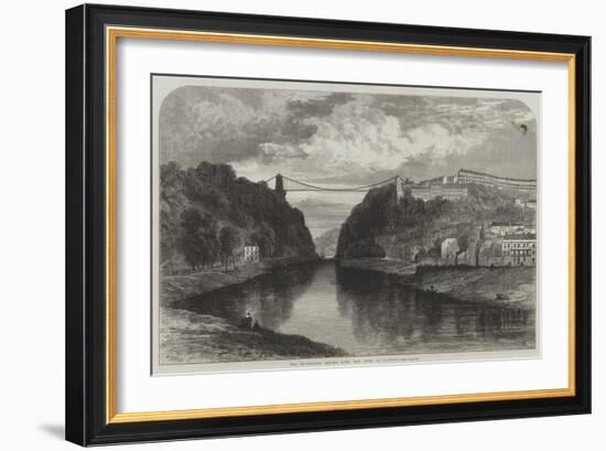 The Suspension Bridge over the Avon at Clifton-Samuel Read-Framed Giclee Print