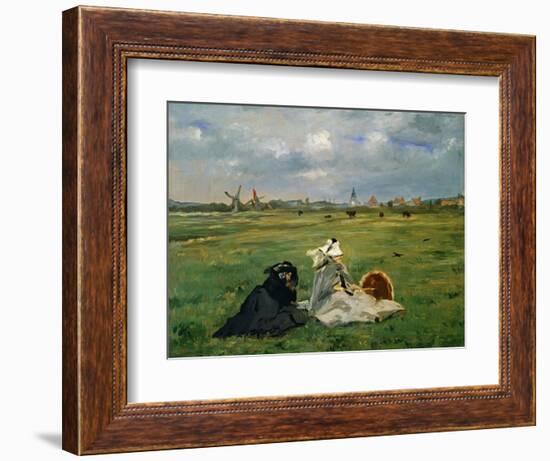 The Swallows, the Painter's Mother and His Wife in Berck-Sur-Mer, Summer 1873-Edouard Manet-Framed Giclee Print