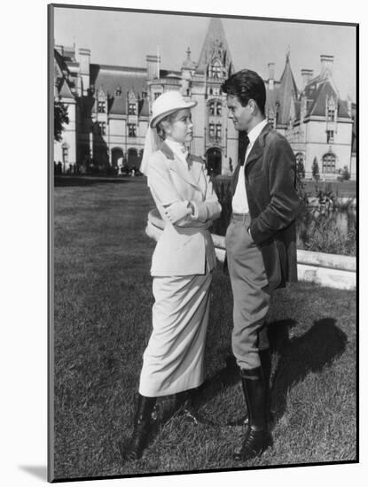 The Swan, from Left: Grace Kelly, Louis Jourdan, 1956-null-Mounted Photo