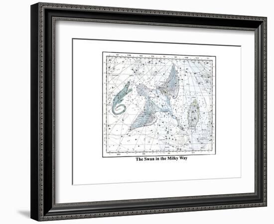 The Swan in the Milkyway-Alexander Jamieson-Framed Art Print