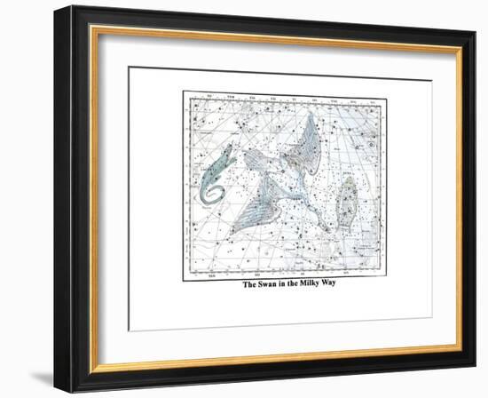 The Swan in the Milkyway-Alexander Jamieson-Framed Art Print