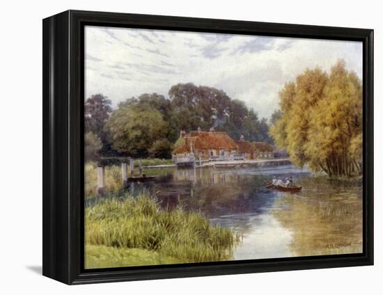 The Swan Inn, Pangbourne-Alfred Robert Quinton-Framed Premier Image Canvas