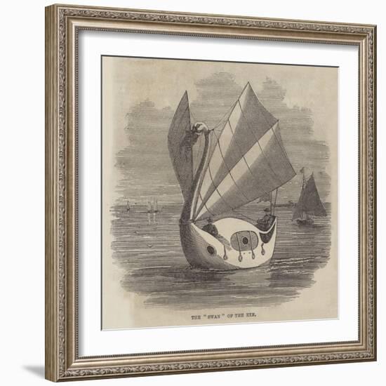 The Swan of the Exe-null-Framed Giclee Print