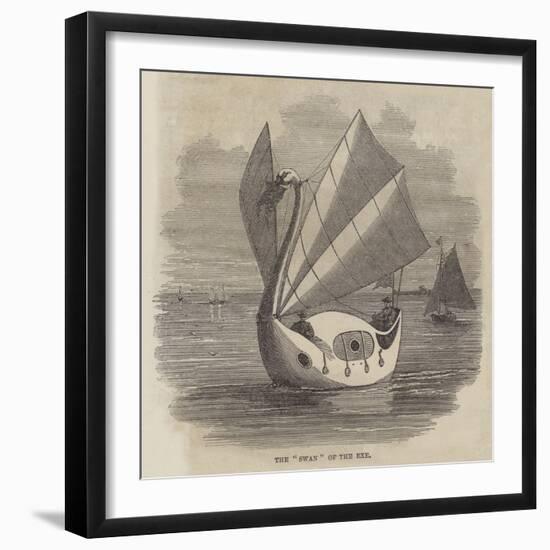 The Swan of the Exe-null-Framed Giclee Print