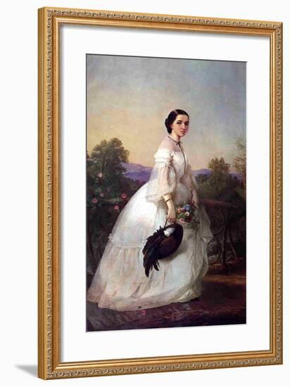 The Swedish Singer Jenny Lind, C.1852-Louis Lang-Framed Giclee Print